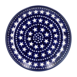 Cake plate Bunzlau Castle Blue Stars (16 cm)