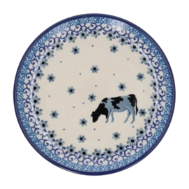 Cake plate Bunzlau Castle Cow (16 cm)