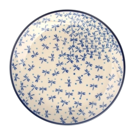 Plate Bunzlau Castle Damselfly (23,5 cm)