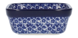 Kom Bunzlau Castle Vierkant Indigo (170 ml)