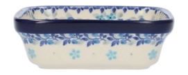 Pirofila quadrata Bunzlau Castle 13 cm / 350 ml, Blu Melodia
