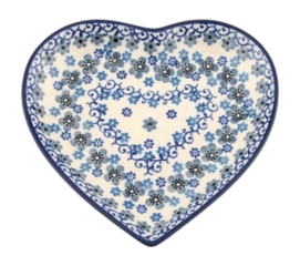 Plate Bunzlau Castle Hart Medium Winter Garden