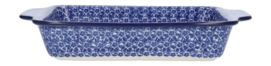Ovenschaal Bunzlau Castle Met Handvaten Indigo (18,5 x 28 cm)