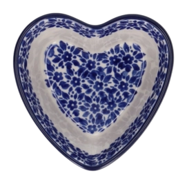 Ovenschaal Bunzlau Castle Hart Indigo (160 ml)