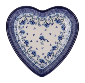 Pirofila a cuore Bunzlau Castle 720 ml, Teglia forno, Blu Sogno a occhi aperti
