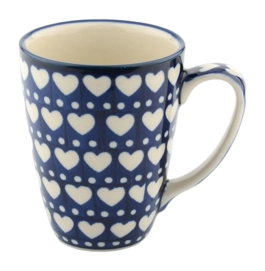Mug Bunzlau Castle with ear Blue Valentine (340 ml)