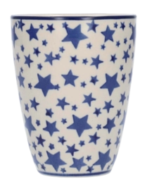 Mok Bunzlau Castle Met Oor White Stars (340 ml)