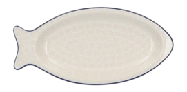 Serveerbord Bunzlau Castle Vis Medium White Lace
