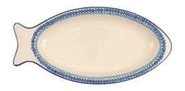 Serving Plate Bunzlau Castle Vis Medium Leaf '24