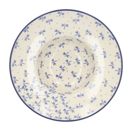 Pasta Plate Bunzlau Castle Damselfly (25 cm)