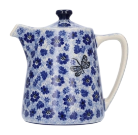 Teiera dritta Bunzlau Castle 1 L, Blu Libellula