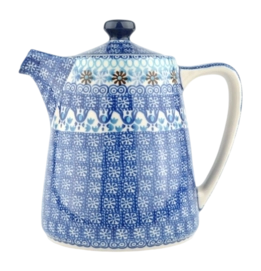 Teapot Bunzlau Castle Straight Blue Coral (1000 ml)