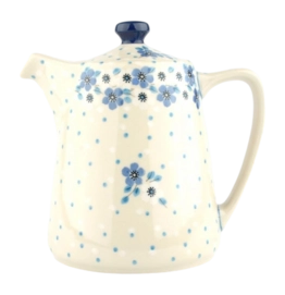Théière Bunzlau Castle Droit Blue White Love(1000 ml)