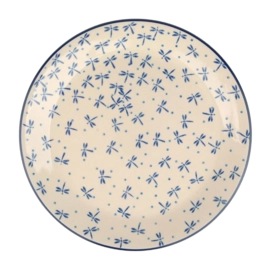 Dinner Plate Bunzlau Castle Plat Damselfly (25 cm) '24