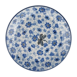 Plate Bunzlau Castle Flat Dragonfly (19.5 cm)