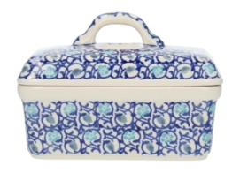 Butter Dish Bunzlau Castle Rectangular Ensemble