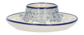 Egg Cup Bunzlau Castle Plate Ocean Breeze