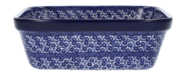 Ovenschaal Bunzlau Castle Vierkant Midnight Blue (20 x 20 cm)