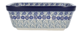 Ovenschaal Bunzlau Castle Vierkant Blue Fountain (20 x 20 cm)