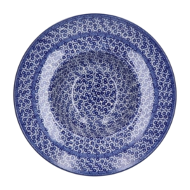 Piatto fondo pasta Bunzlau Castle 25 cm, Blu Mezzanotte