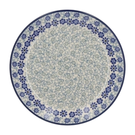 Bord Bunzlau Castle Plat Blue Fountain (19,5 cm)