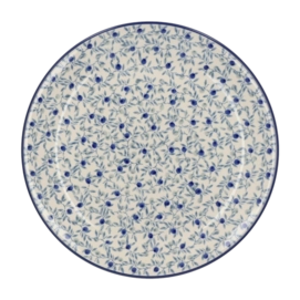 Dinerbord Bunzlau Castle Plat Blue Olive (25 cm)