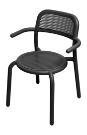 Tuinstoel Fatboy Toní Armchair Anthracite (Set van 4)