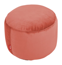 Poef Fatboy Point Velvet Recycled Rhubarb Ø50 x 35