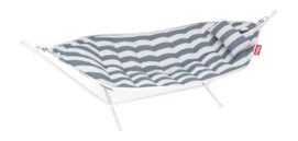 Hangmat Fatboy Headdemock Superb Stripe Ocean Blue Deluxe Light Grey