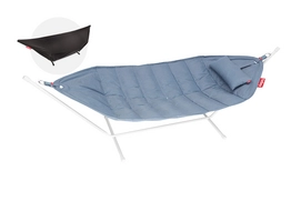 Hangmat Fatboy Headdemock Superb Storm Blue Deluxe Light Grey