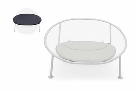 Loungestoel Fatboy Netorious Light Grey Deluxe Mist
