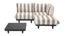 Loungeset Fatboy Paletti Set Medium Right Stripe Cacao (Incl. Table)