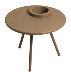 Table d’Appoint et Table à Plantes Fatboy Bakkes Mochaccino Ø60 x 49 cm