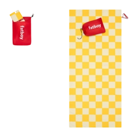 Strandlaken Fatboy Beach Baggy XL Chess Corn (200 x 90 cm)