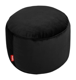 Poef Fatboy Point Velvet Recycled Black Ø50 x 35
