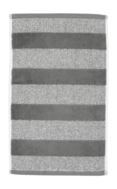 Gastendoek Beddinghouse Sheer Stripe Anthracite (30 x 50 cm)