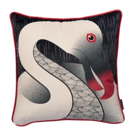 Sierkussenhoes MOOOI Dodo Pavone Black (50 x 50 cm)