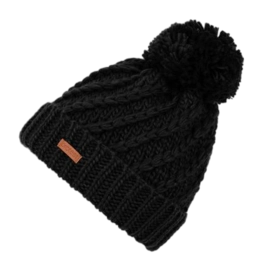 Muts Protest Women Prtpaisley 23 Beanie True Black (57 CM)