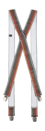 Braces Protest Men Keeper Suspenders Umber Orange