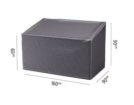 Loungebankhoes Platinum Aerocover Anthracite (160 x 90 x H65/90 cm)