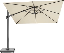 Zweefparasol Platinum Challenger T2 Premium Anthracite Champagne (300 x 300 cm)