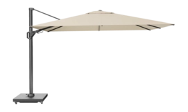Zweefparasol Platinum Challenger T2 Premium Anthracite Champagne (350 x 260 cm)