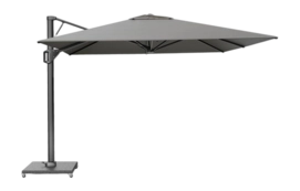 Zweefparasol Platinum Challenger T1 Premium Matt Black Jet Black (300 x 300 cm)