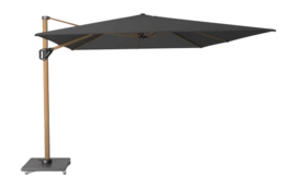 Zweefparasol Platinum Challenger T1 Premium Anthracite Teak (400 x 300 cm)