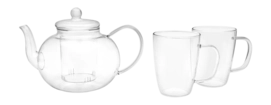 Tea set Bredemeijer Glass 1 L (3-Piece)