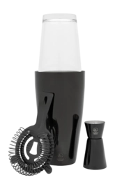 Cocktailshaker Leopold Vienna Acolon Schwarz 450ml (3-Teilig)