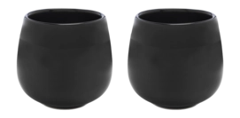Teacup Bredemeijer Asia Chengdu Zwart 150ml (Set of 2)