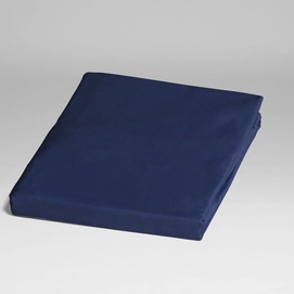 Hoeslaken Yumeko Night Blue (Satijn)-80 x 200 cm