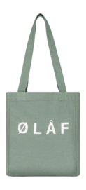 Cabas Olaf Hussein Medium Tote Bag Washed Green