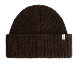 Mütze Olaf Hussein Wol Beanie Unisex Brown Melange